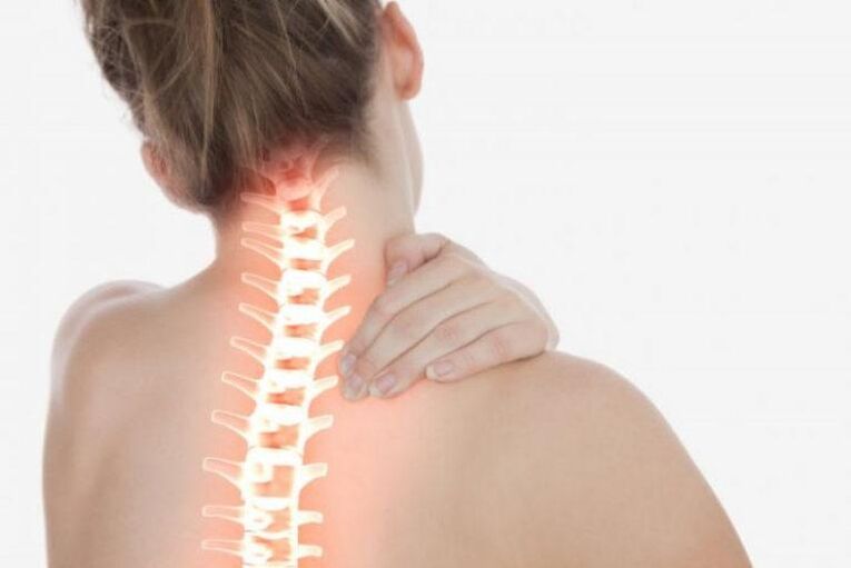 bolest krku v důsledku osteochondrózy